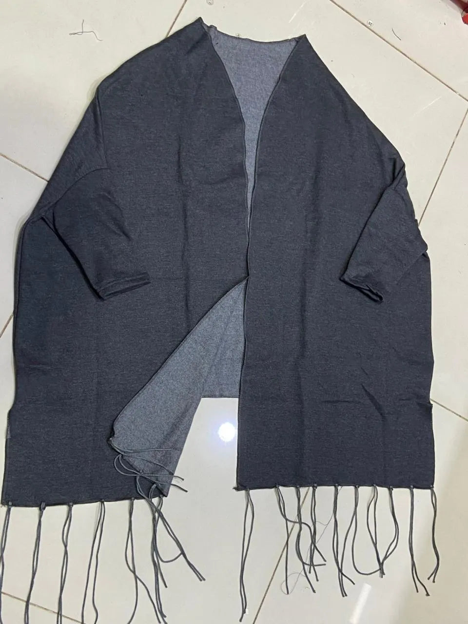 Women's Fleece Plain Cape Shawl