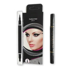 Waterproof 2-in-1 Eyeliner for Daily Wear