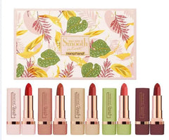 Matte Lipstick Set 5 Pcs Nude Shades Bold Coverage