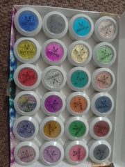 24-Piece Multicolor Glitter Eyeshadow Set