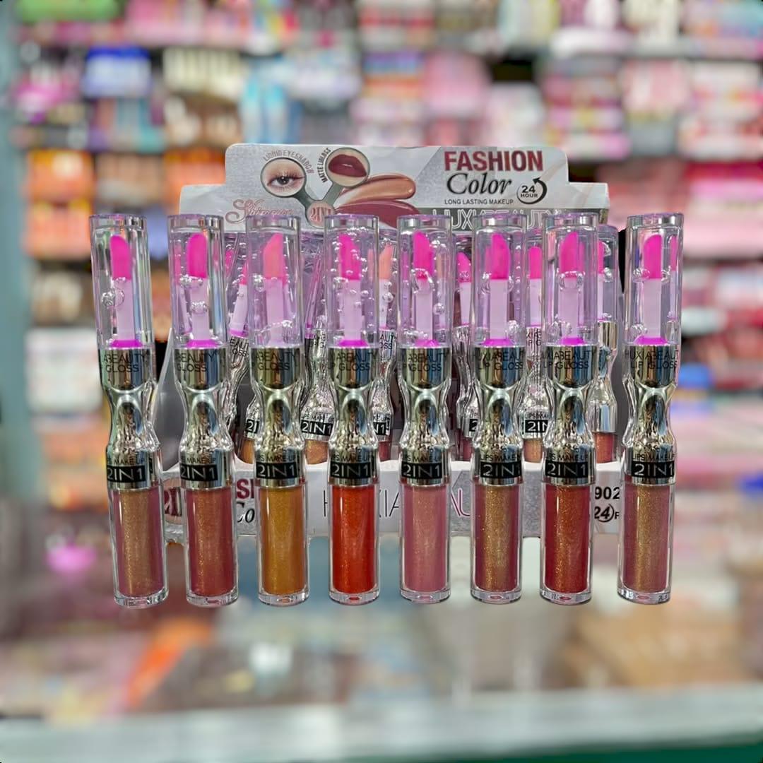 Hydrating Glossy Lip Gloss Set Nude Shade