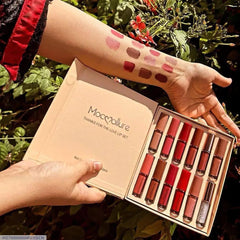 Mocallure Velvet Glossy Lip Gloss Set 12 Shades