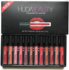 Matte Lipstick Set 12 Shades Long Lasting Pakistani