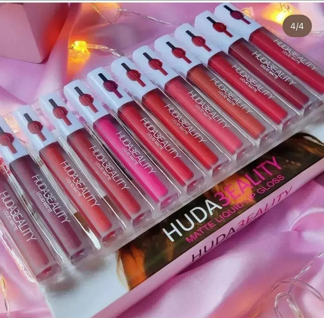 Matte Lipstick Set 12 Shades Long Lasting Pakistani