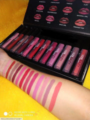 Matte Lipstick Set 12 Shades Long Lasting Pakistani