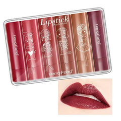 Cool Undertone Lipstick Set 6 Pcs Long Lasting