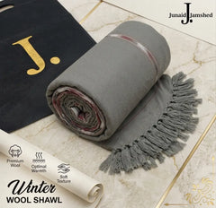 1 Pc Men's Pashmina Wool Plain Shawl + 5 Pcs Fragrance Set Deal