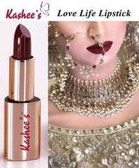 Matte Lipstick Gold Tube Long Lasting Bold Red