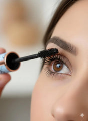 Premium Quality Mascara for Dry Lashes, Rose Gold & Blue Design