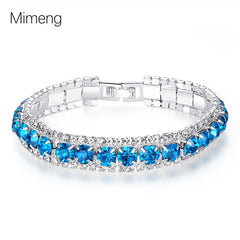 Crystal Bracelet for Women Wedding Office Daily Wear