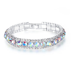 Crystal Bracelet for Women Wedding Office Daily Wear
